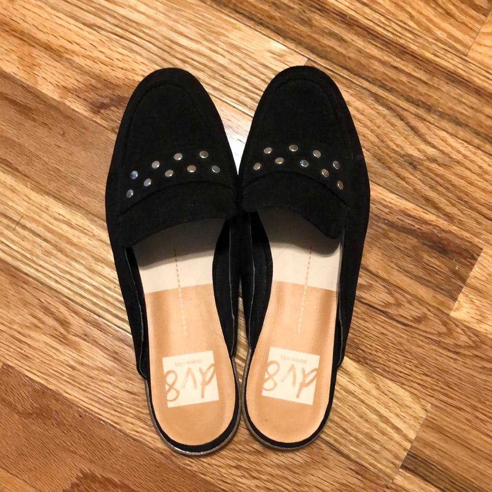 Black slide ons
